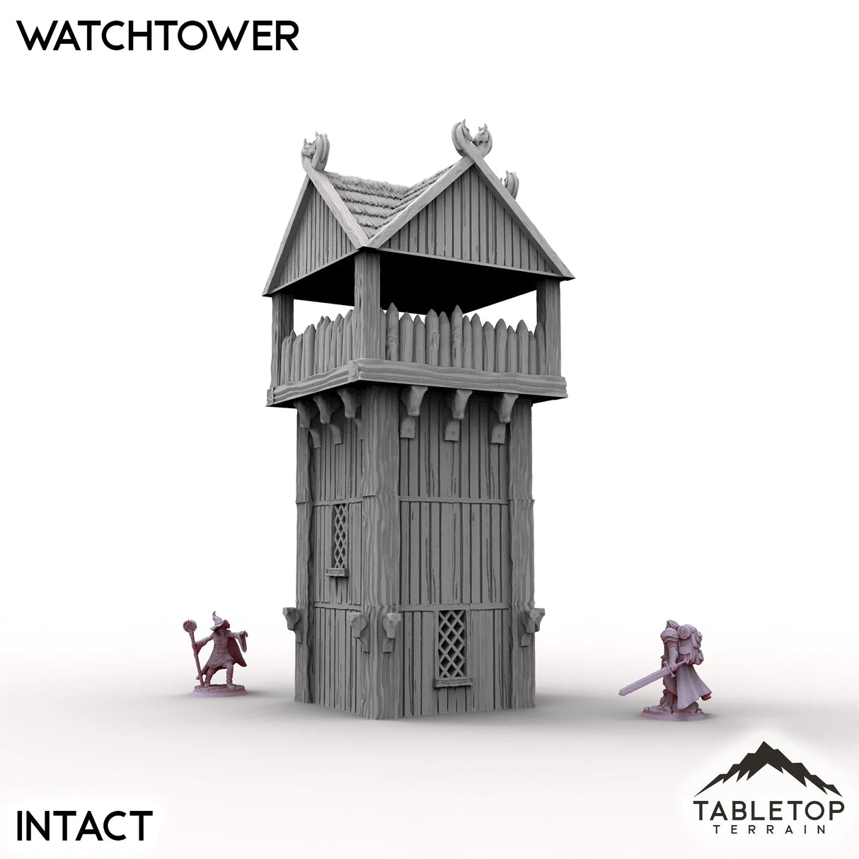Tabletop Terrain Tower Watchtower - Kingdom of Saxonia