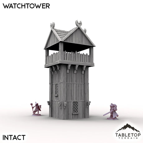 Tabletop Terrain Tower Watchtower - Kingdom of Saxonia
