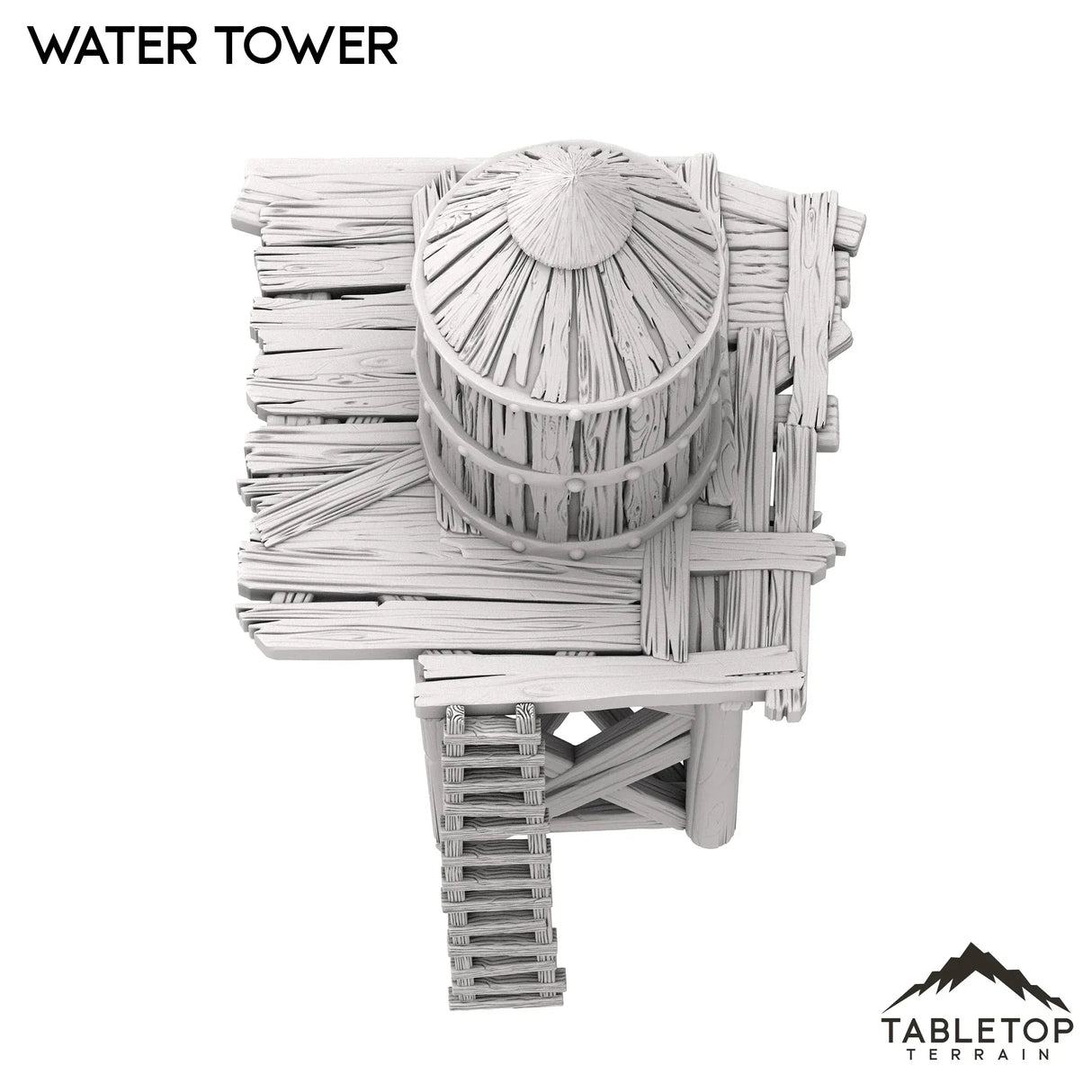 Tabletop Terrain Tower Water Tower - Old Wild Western Rush
