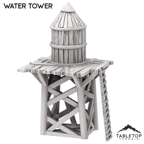 Tabletop Terrain Tower Water Tower - Old Wild Western Rush