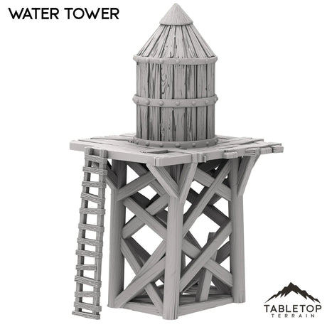 Tabletop Terrain Tower Water Tower - Old Wild Western Rush