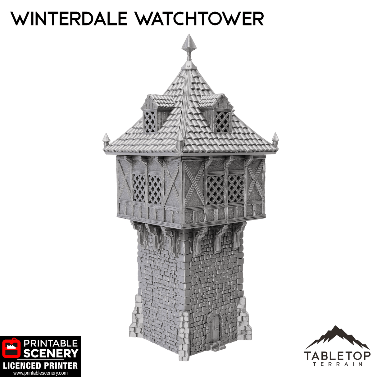 Tabletop Terrain Tower Winterdale Watchtower - Fantasy Tower