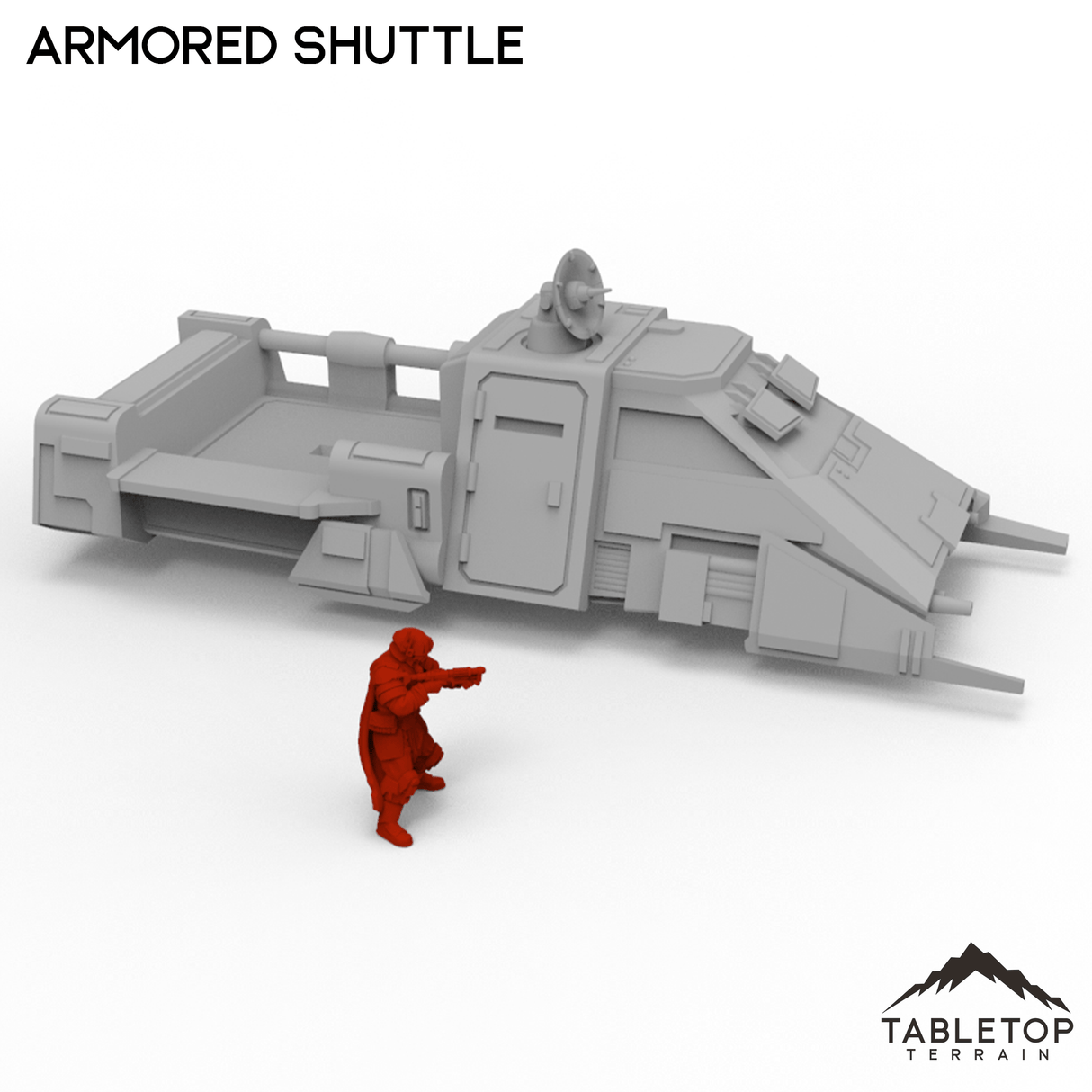 Tabletop Terrain Transport Armored Shuttle