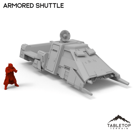 Tabletop Terrain Transport Armored Shuttle