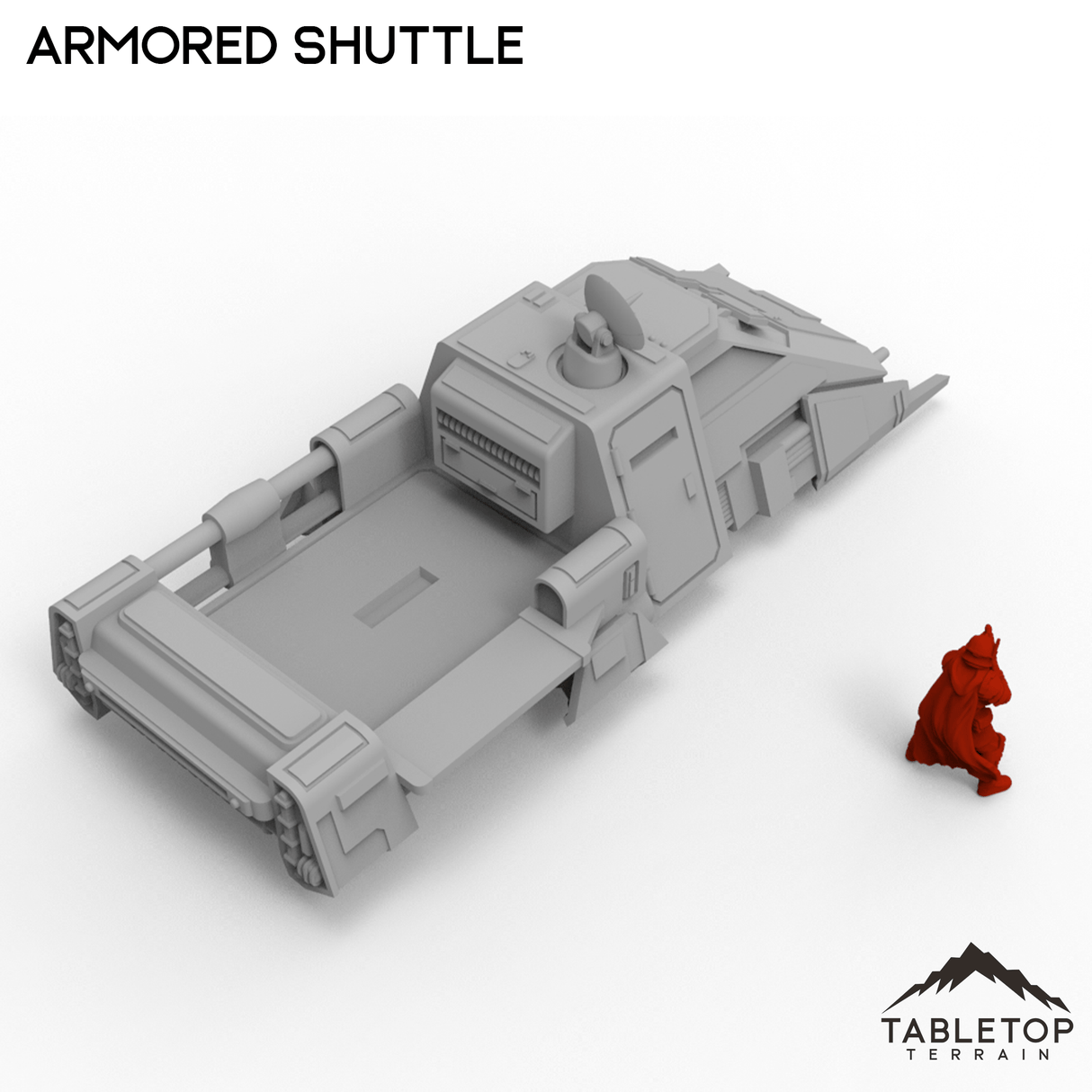 Tabletop Terrain Transport Armored Shuttle