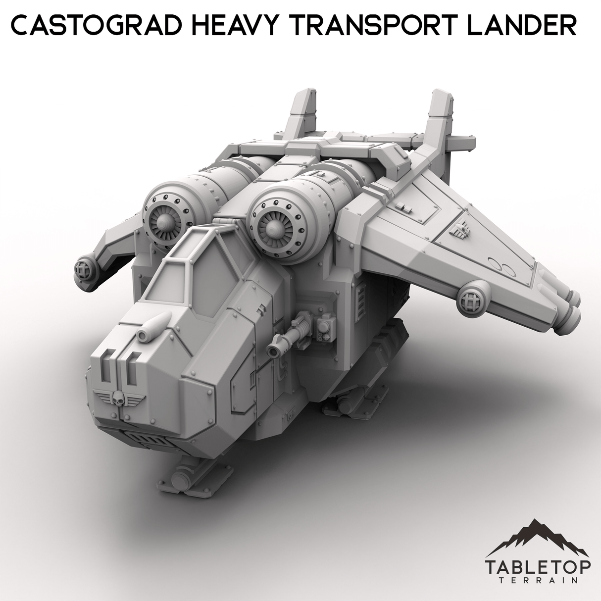 Tabletop Terrain Transport Castograd Heavy Transport Lander