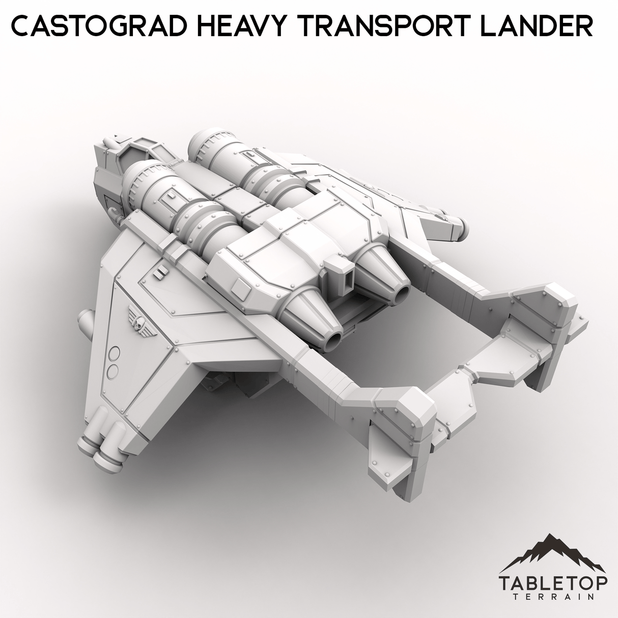 Tabletop Terrain Transport Castograd Heavy Transport Lander