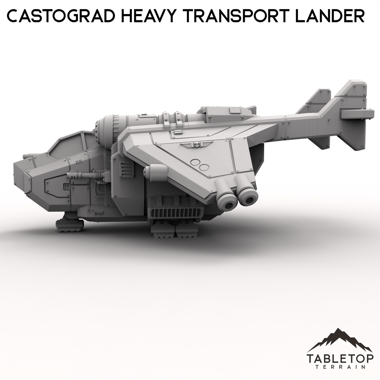 Tabletop Terrain Transport Castograd Heavy Transport Lander