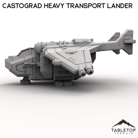 Tabletop Terrain Transport Castograd Heavy Transport Lander