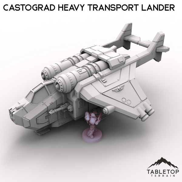 Tabletop Terrain Transport Castograd Heavy Transport Lander