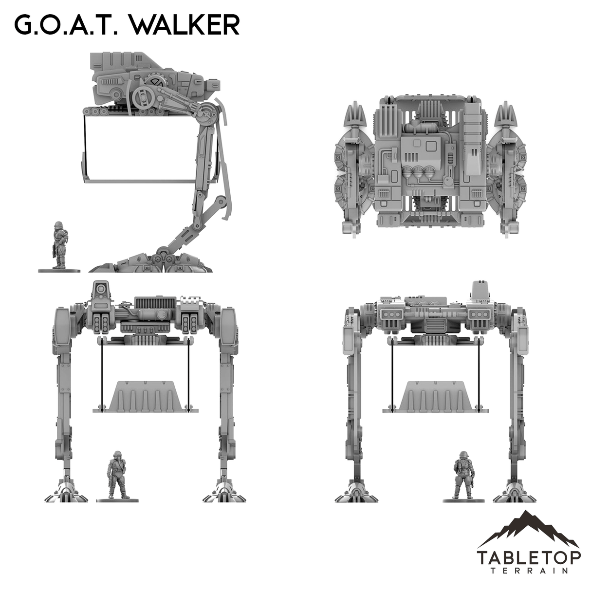 Tabletop Terrain Transport GOAT Walker