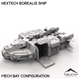 Tabletop Terrain Transport HEXTECH Borealis Ship- 6mm