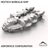 Tabletop Terrain Transport HEXTECH Borealis Ship- 6mm