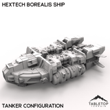 Tabletop Terrain Transport HEXTECH Borealis Ship- 6mm