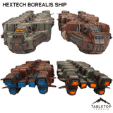 Tabletop Terrain Transport HEXTECH Borealis Ship- 6mm