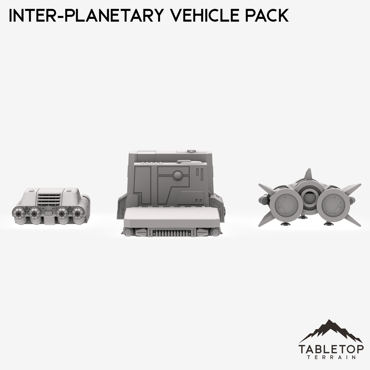 Tabletop Terrain Transport Inter-Planetary Vehicle Pack