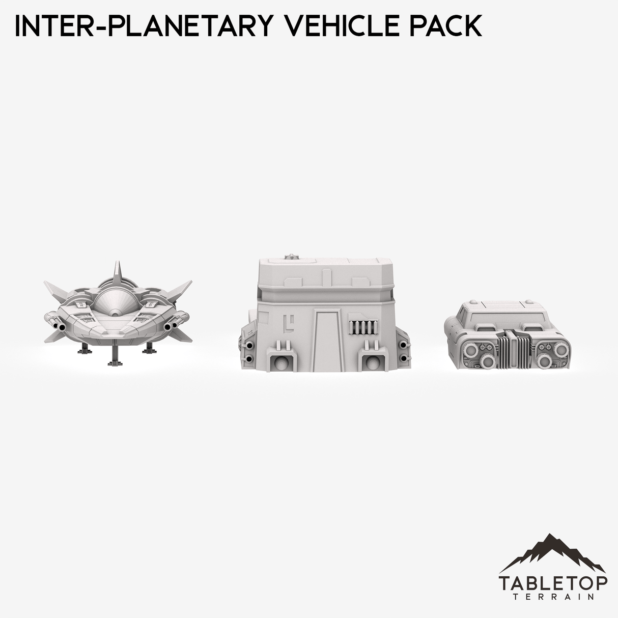 Tabletop Terrain Transport Inter-Planetary Vehicle Pack