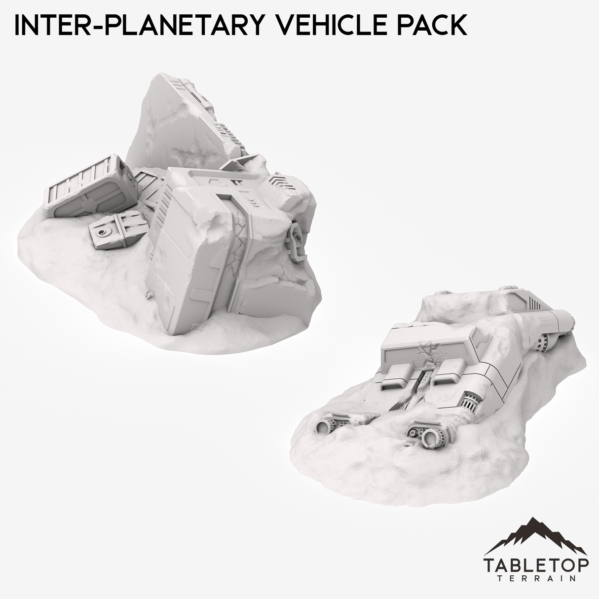 Tabletop Terrain Transport Inter-Planetary Vehicle Pack