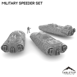 Tabletop Terrain Transport Military Speeder Set