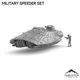 Tabletop Terrain Transport Military Speeder Set