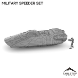 Tabletop Terrain Transport Military Speeder Set