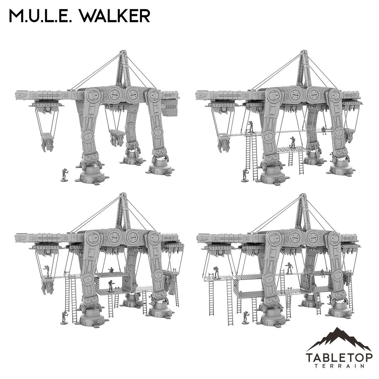 Tabletop Terrain Transport MULE Walker