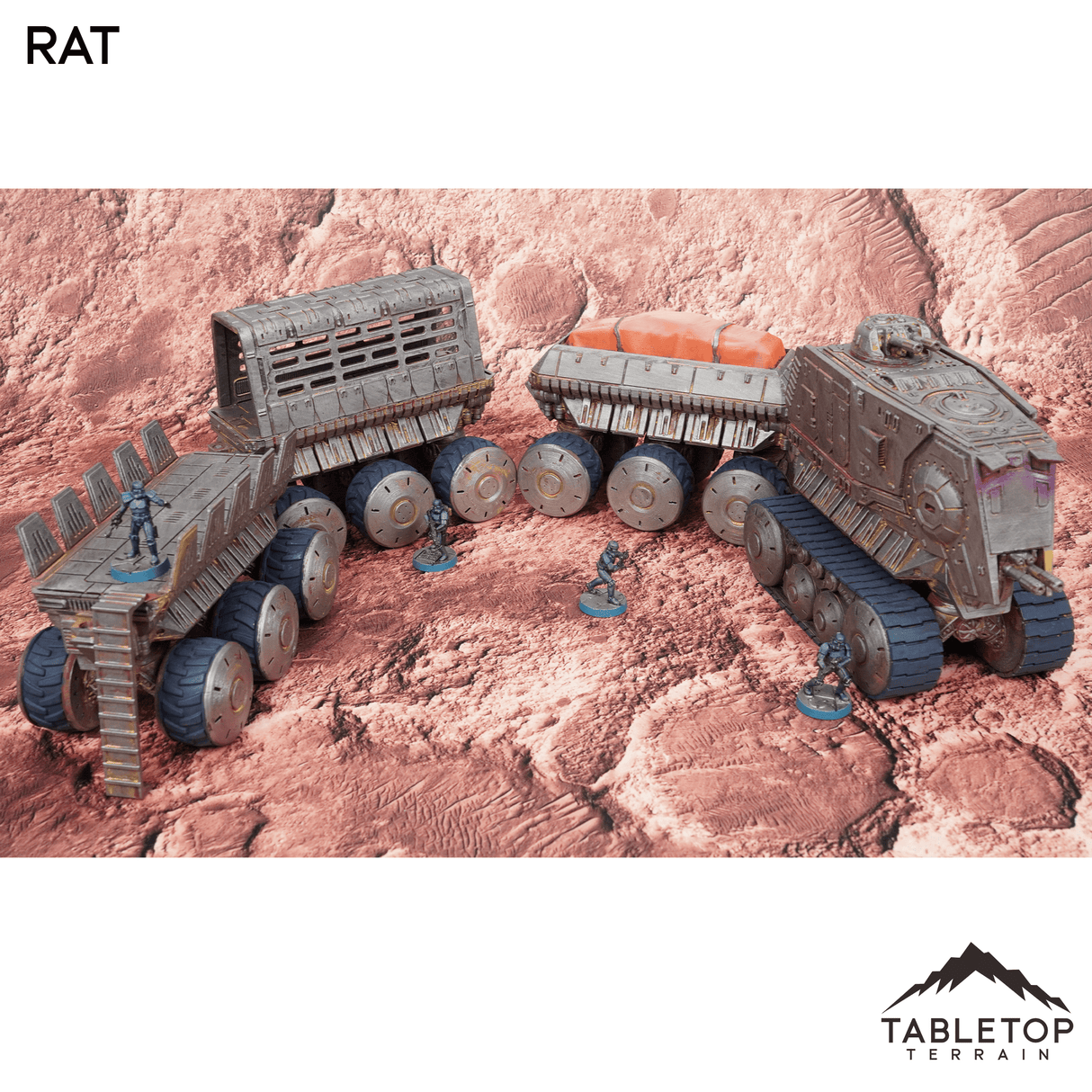 Tabletop Terrain Transport RAT - Rapid Armored Transport Vehicle