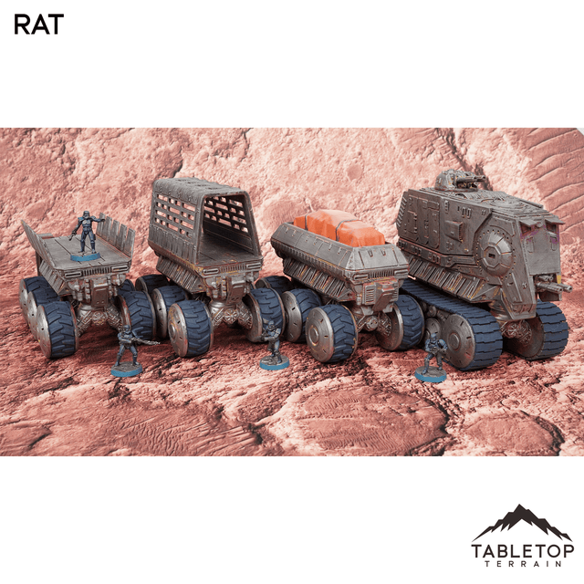 Tabletop Terrain Transport RAT - Rapid Armored Transport Vehicle