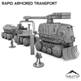 Tabletop Terrain Transport RAT - Rapid Armored Transport Vehicle