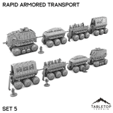 Tabletop Terrain Transport RAT - Rapid Armored Transport Vehicle