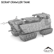 Tabletop Terrain Transport Scrap Crawler Tank