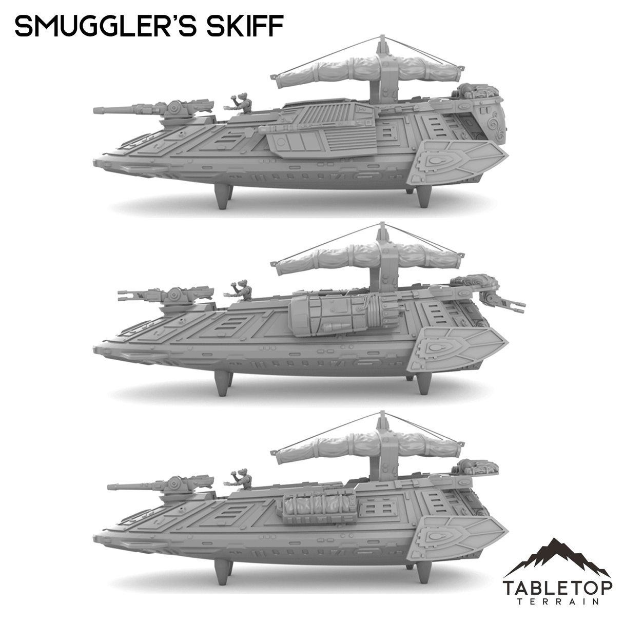 Tabletop Terrain Transport Smuggler's Skiff