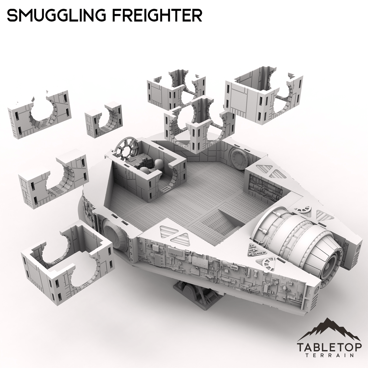 Tabletop Terrain Transport Smuggling Freighter