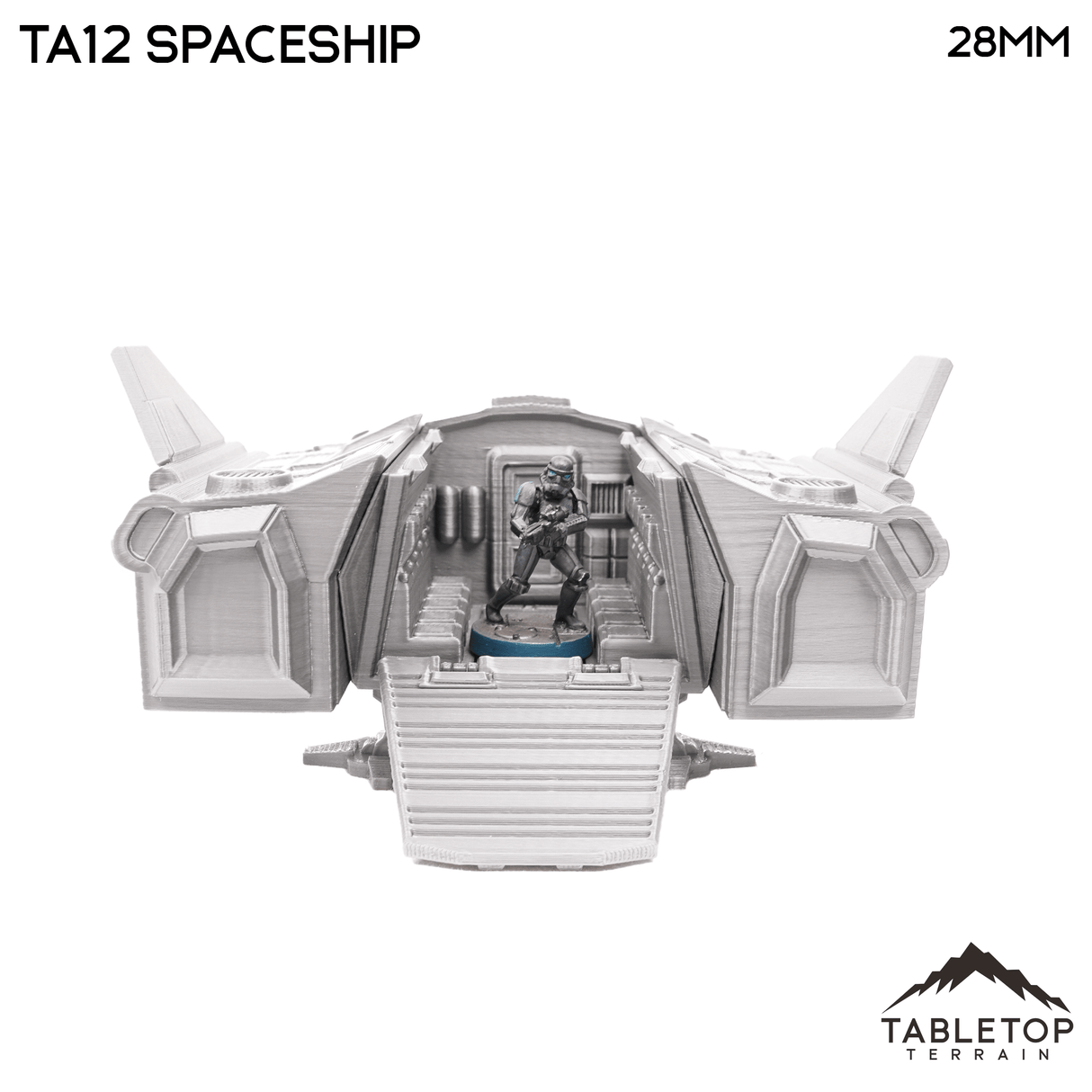 Tabletop Terrain Transport TA12 Spaceship - Star Wars Legion Terrain