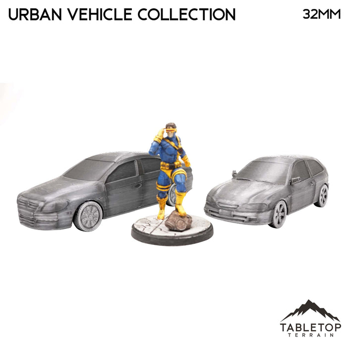Tabletop Terrain Transport Urban Vehicle Collection - Marvel Crisis Protocol Vehicle Set
