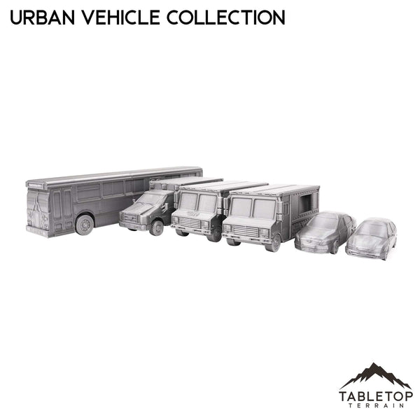 Tabletop Terrain Transport Urban Vehicle Collection - Marvel Crisis Protocol Vehicle Set