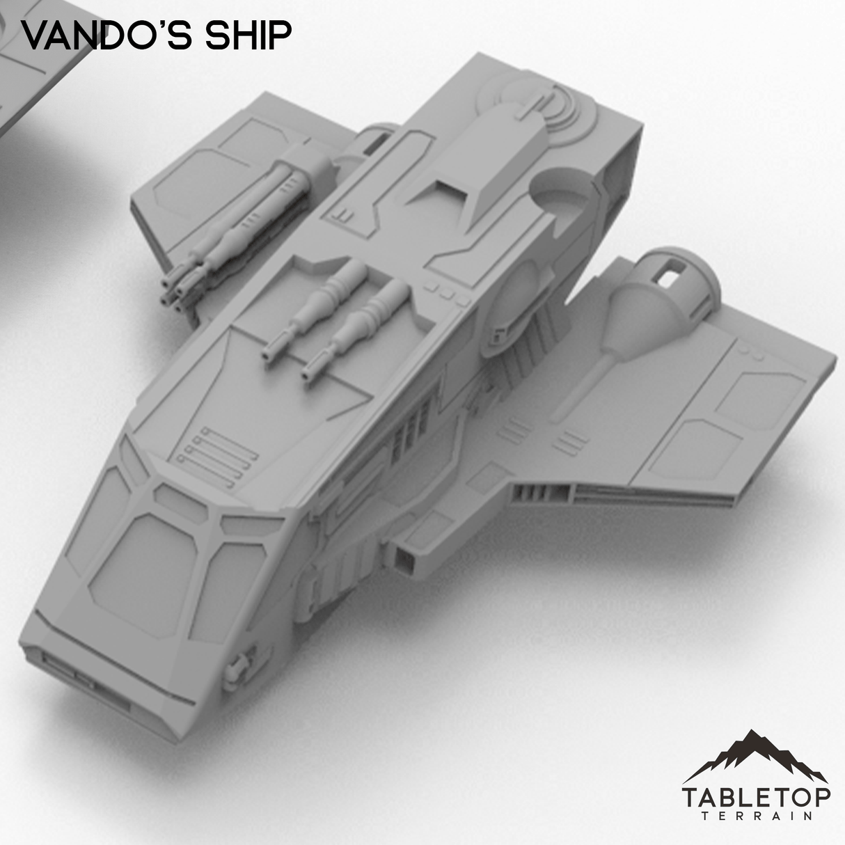 Tabletop Terrain Transport Vando's Ship