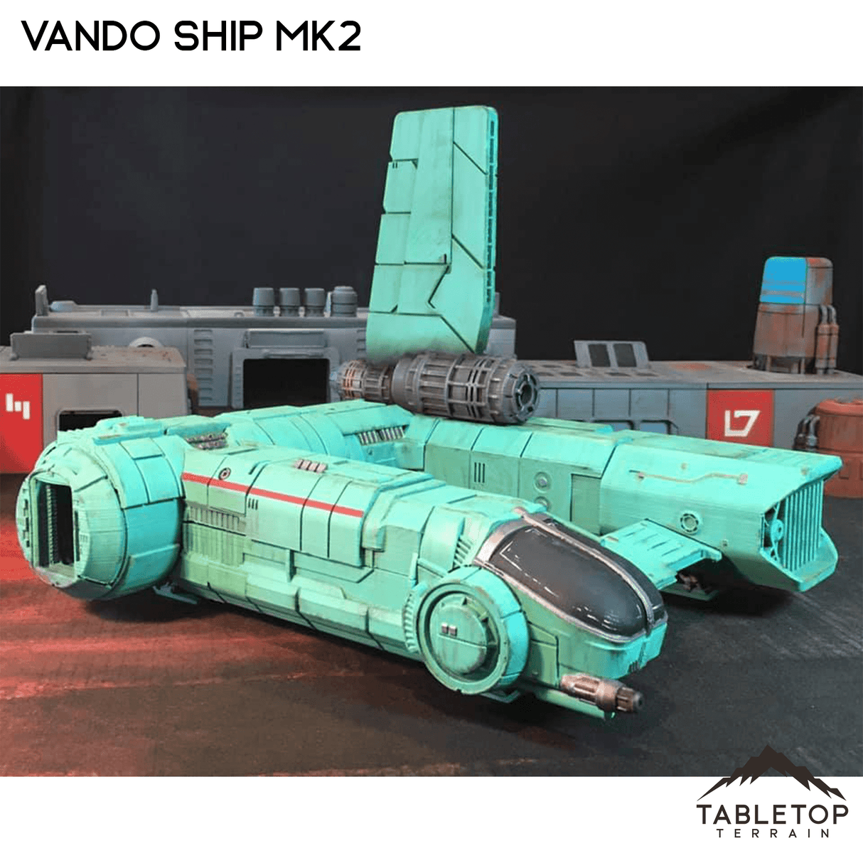 Tabletop Terrain Transport Vando Ship Mk2