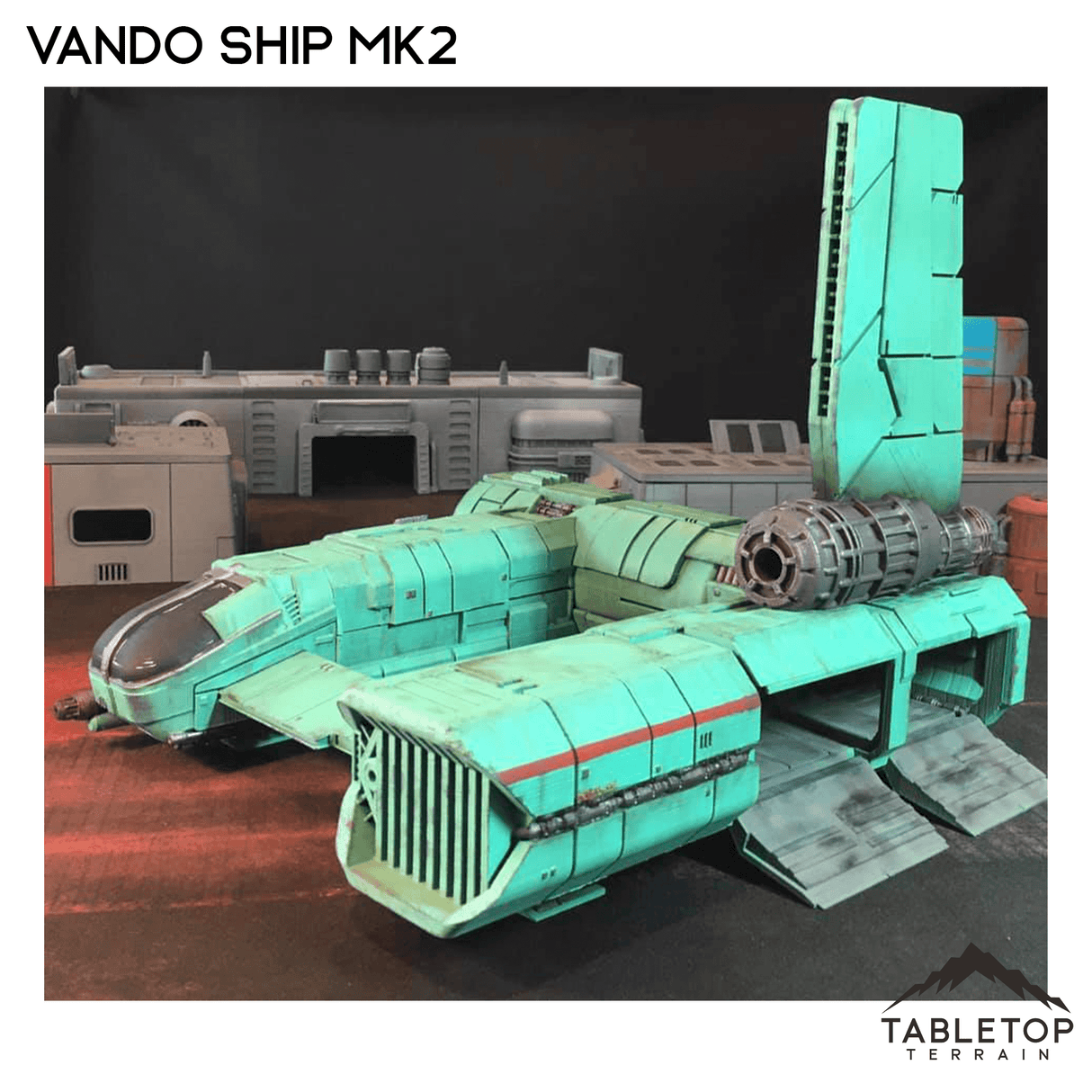 Tabletop Terrain Transport Vando Ship Mk2