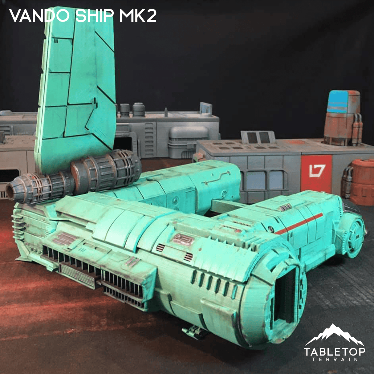 Tabletop Terrain Transport Vando Ship Mk2