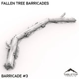 Tabletop Terrain Trees 40mm / B3 Fallen Tree Barricades