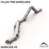 Tabletop Terrain Trees 40mm / B5 Fallen Tree Barricades