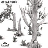 Tabletop Terrain Trees 40mm / Full Set Jungle Trees