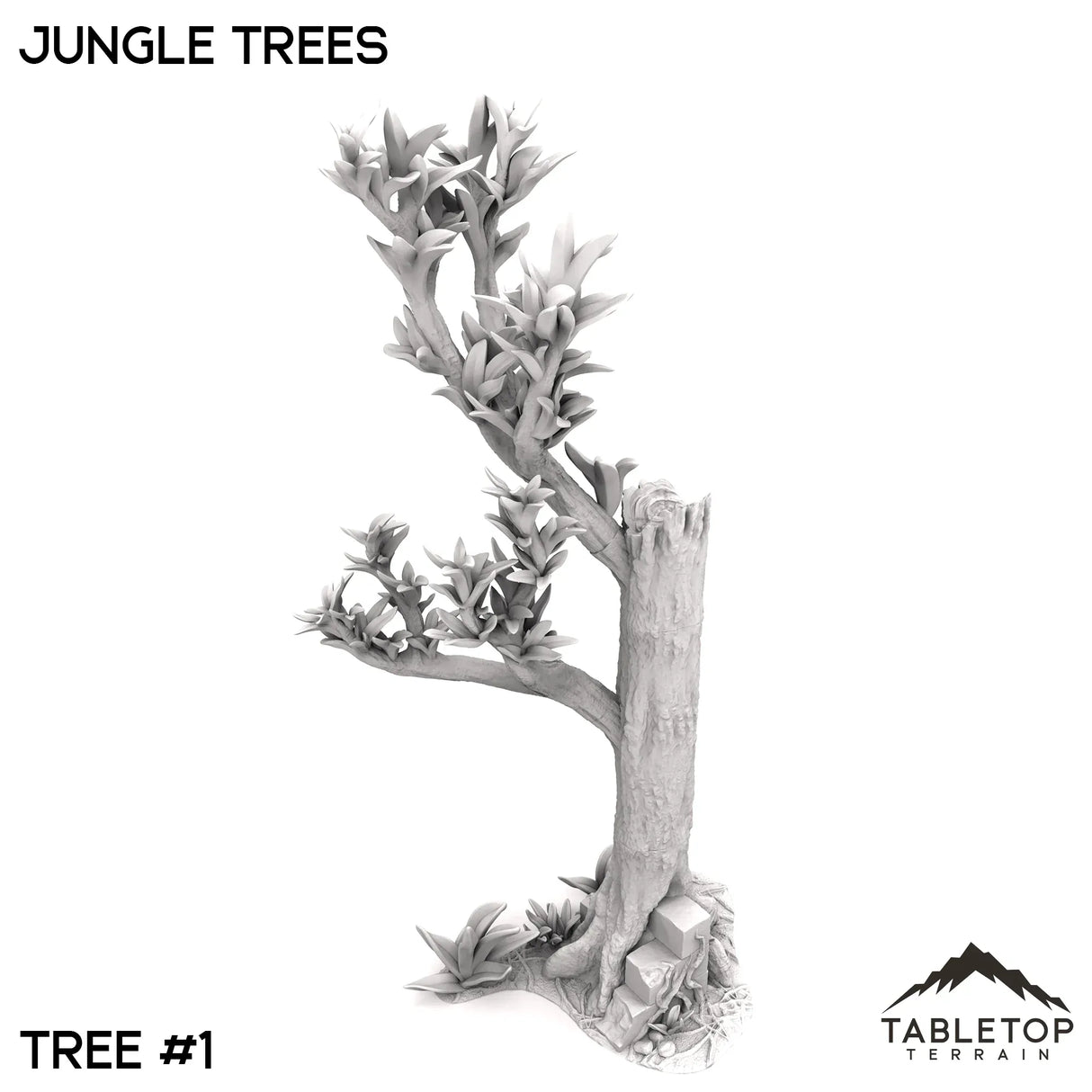 Tabletop Terrain Trees 40mm / Tree 1 Jungle Trees