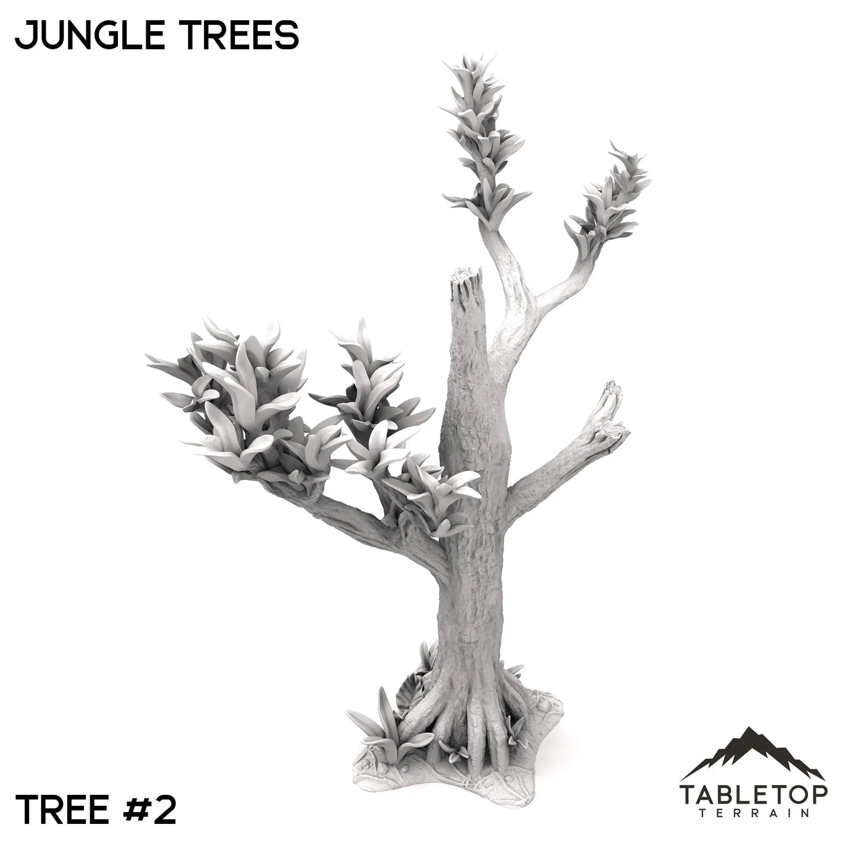 Tabletop Terrain Trees 40mm / Tree 2 Jungle Trees