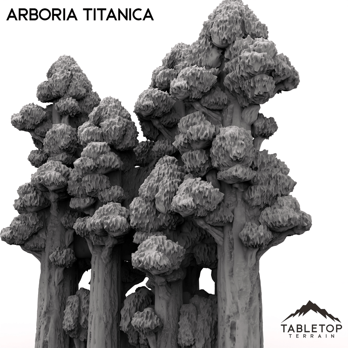 Tabletop Terrain Trees Arboria Titanica - 6-8mm