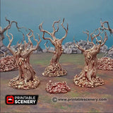 Tabletop Terrain Trees Blood Trees - Scatter Terrain