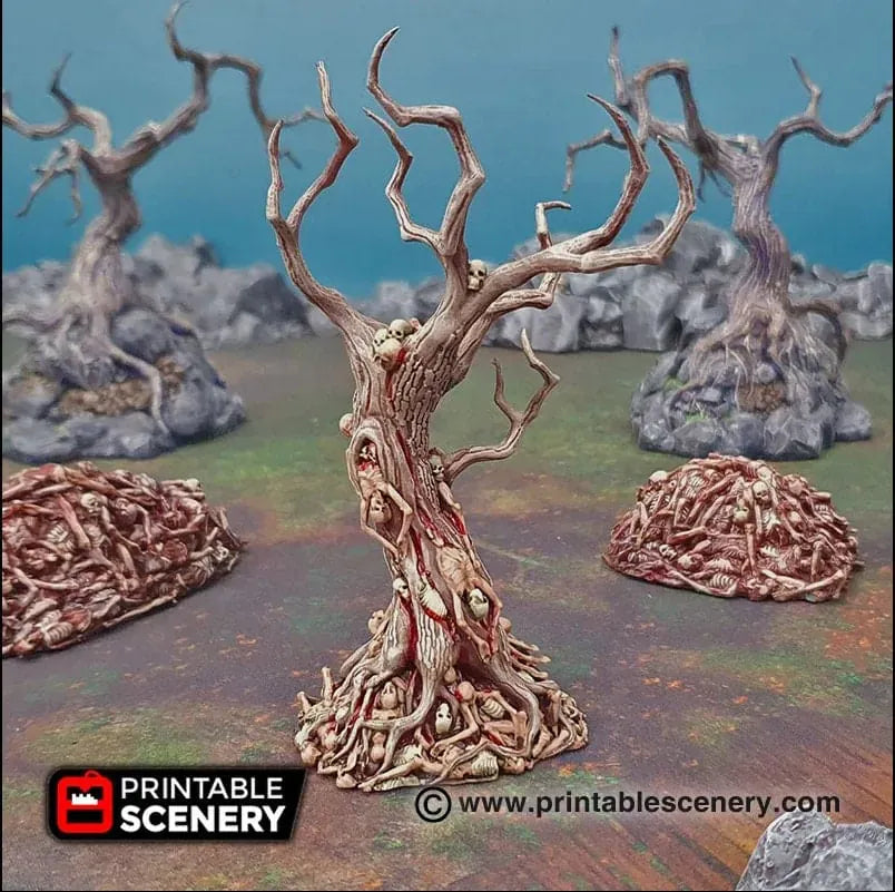 Tabletop Terrain Trees Blood Trees - Scatter Terrain