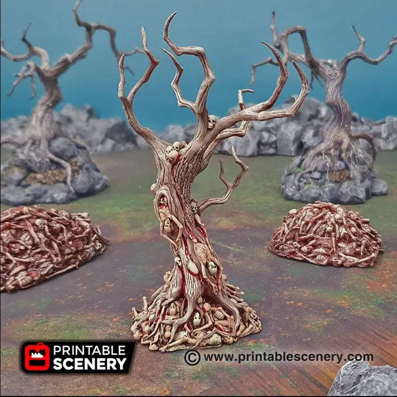 Tabletop Terrain Trees Blood Trees - Scatter Terrain