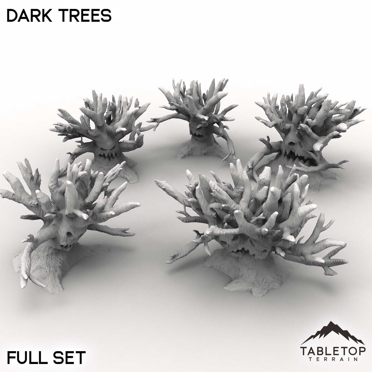 Tabletop Terrain Trees Dark Trees